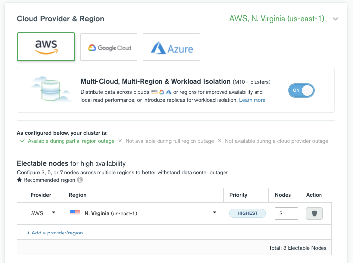 Monoova’s MongoDB Atlas multi-cloud console 